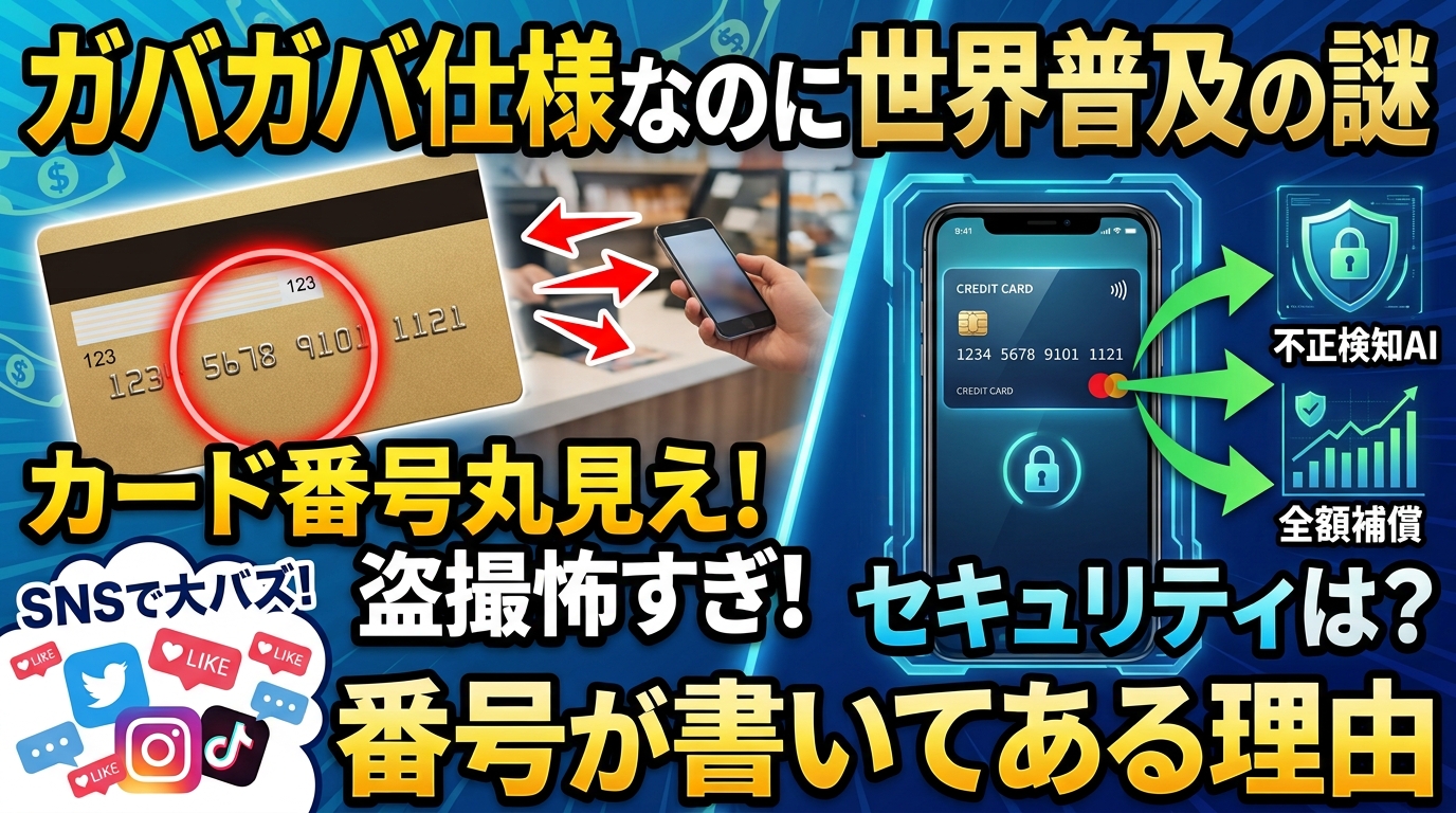 クレジットカードのセキュリティは「ガバガバ」でも問題がないたった1つの理由を解説の画像