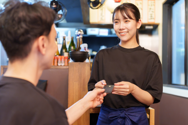 居酒屋　キャッシュレス　お支払いの画像